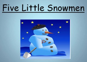 five_little_snowmen Five Little Snowmen