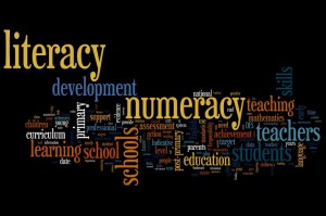 Literacy and Numeracy Wordle