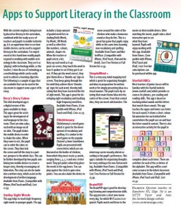 Apps to Support Literacy