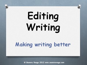 Editing Writing Using ARRR Method