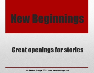 New Beginnings for Writing