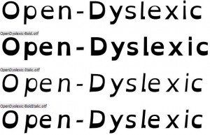 Dyslexic Font