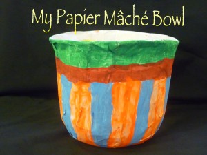 Papier Maché Bowl
