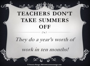 Teachers & Summer
