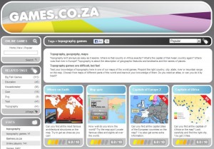 Topography Games Website