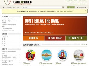 Teachers Pay Teachers Website