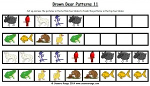 Brown Bear Patterns – Pack 2
