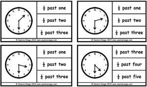 Peg Analogue Time Half Past