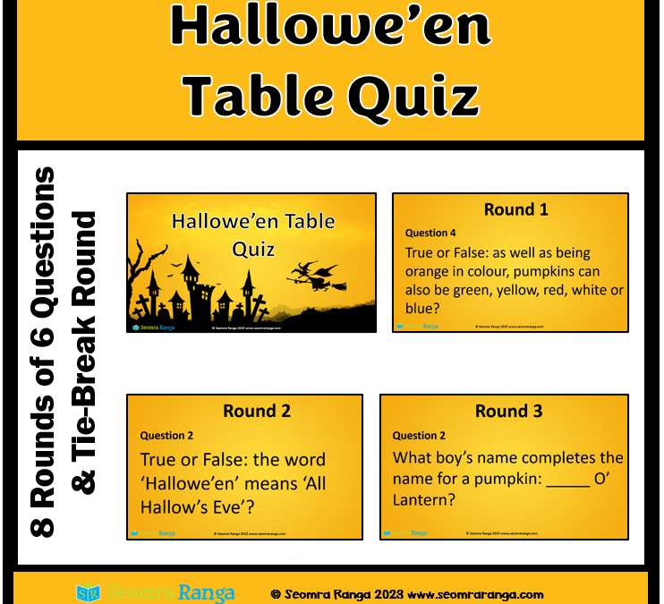 Hallowe’en Table Quiz