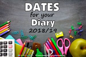 Dates For Your Diary For the New School Year