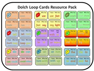 Dolch Loop Cards Resource Pack