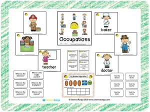 Beebots Occupations Cards