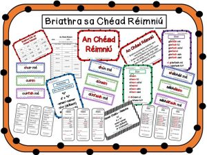 Briathra sa Chéad Réimniú