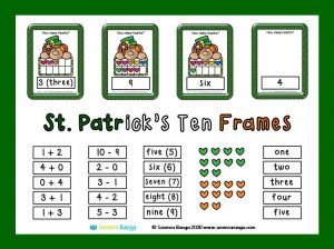 St. Patrick’s Ten Frames 01