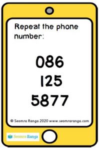 Maths Task Cards – Mobile Phone Numbers