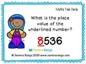 Maths Task Cards – Place Value 01