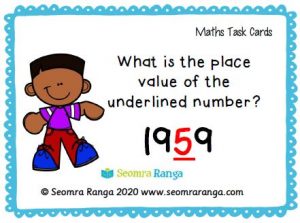 Maths Task Cards – Place Value 01 (Free Version)