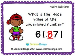 Maths Task Cards – Place Value 03