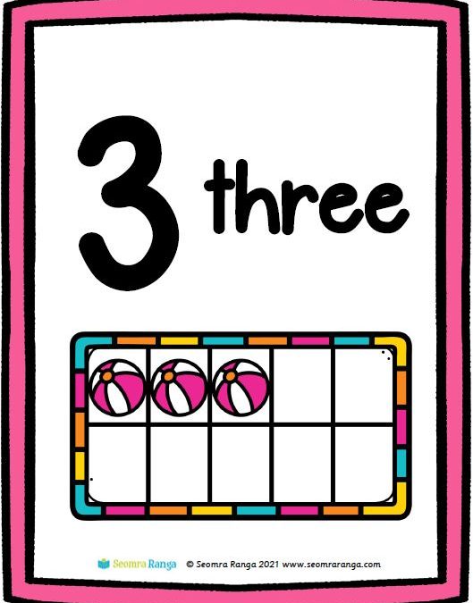 Summer Ten Frames 01