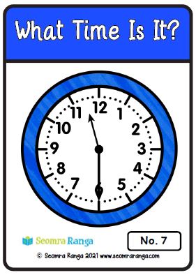 Maths Task Cards – What Time Is It? 01