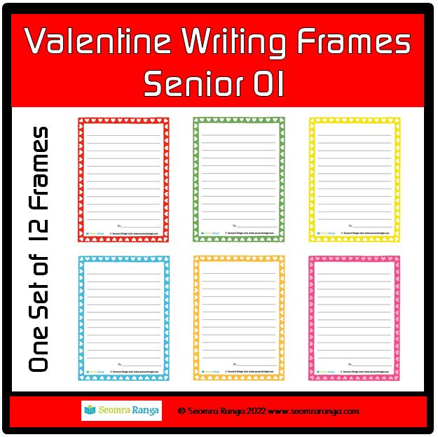 Valentine Writing Frames
