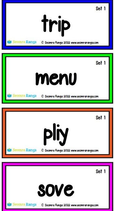 Real/Fake Word Sorting 01