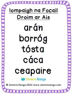 Tasc-Chártaí – Focail Droim Ar Ais 03
