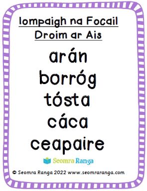 Tasc-Chártaí – Focail Droim Ar Ais 03