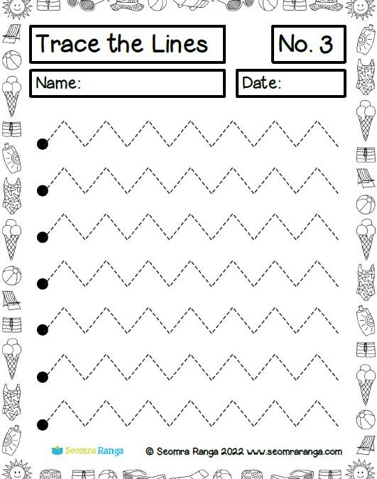 Summer Tracing Booklet