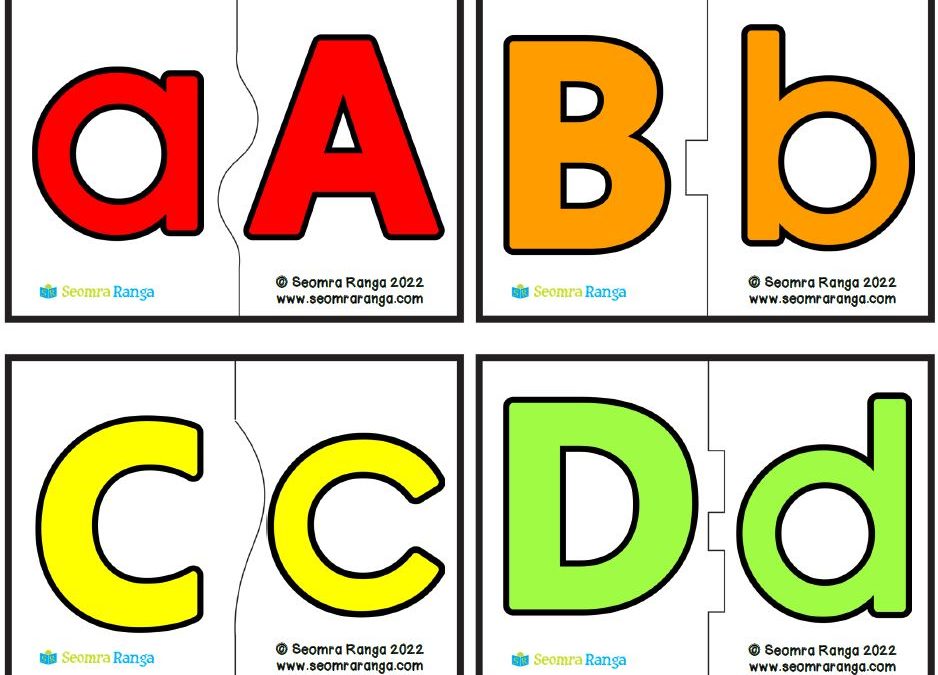 Match the Letters Task Cards