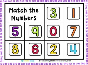 Match the Numbers Mats 01