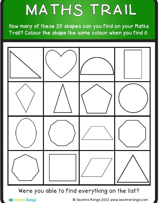 Maths Trail 2D Shapes