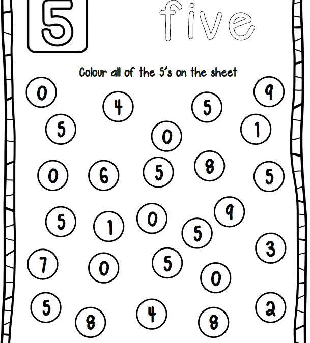 Numbers Worksheets Booklet