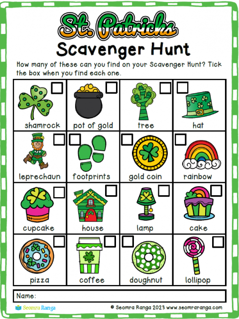 seomra ranga st patricks day poem
