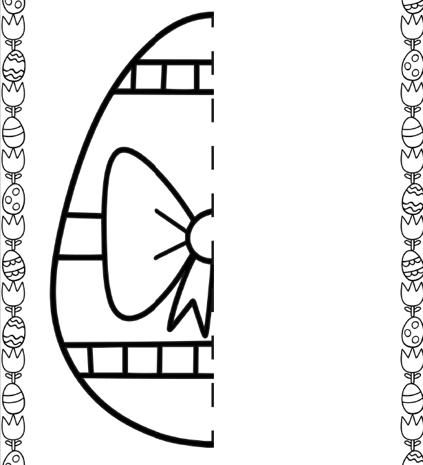 Easter Symmetry Colouring Booklet