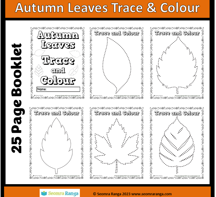 Autumn Leaves Tracing Booklet