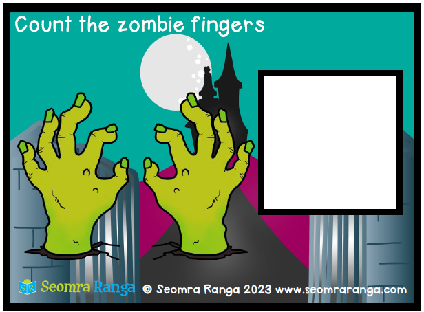 Counting Hallowe’en Zombie Fingers
