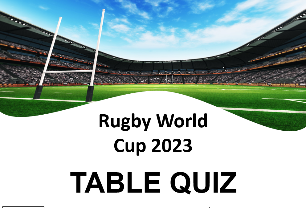 Rugby World Cup 2023 Table Quiz