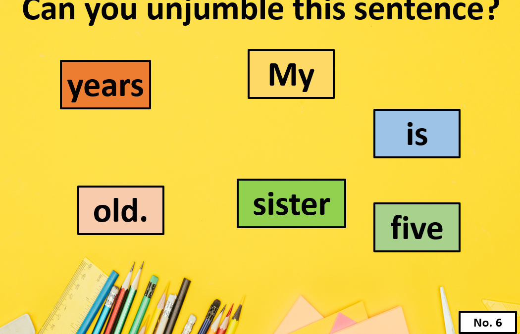 Unjumble the Sentences 01
