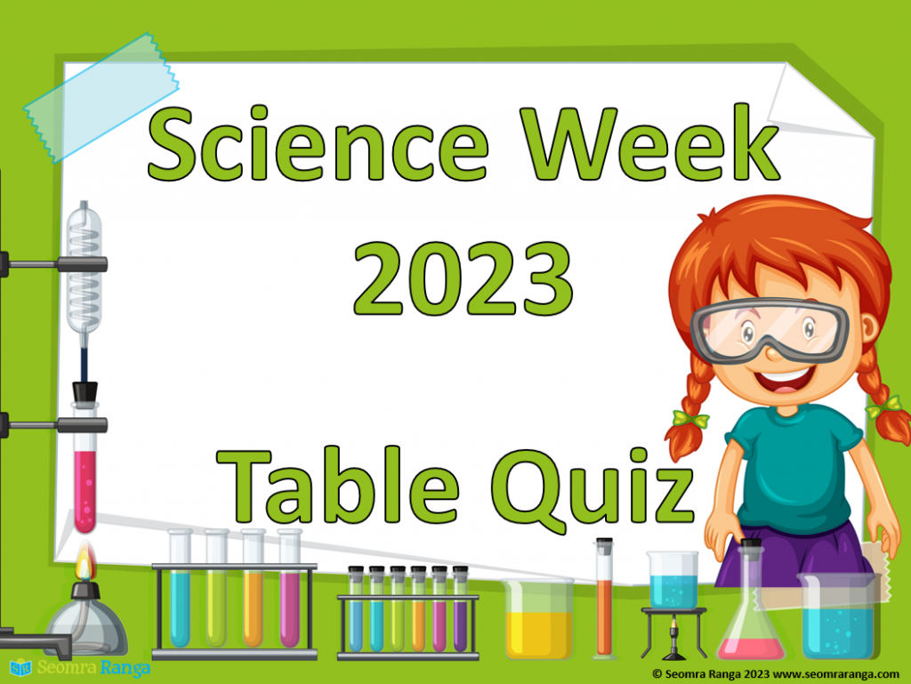 Seomra Ranga on X: Finish off #scienceweek2023 with this Science Table  Quiz for middle/senior classes 1/5    / X