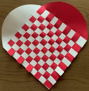 Heart Paper Weaving