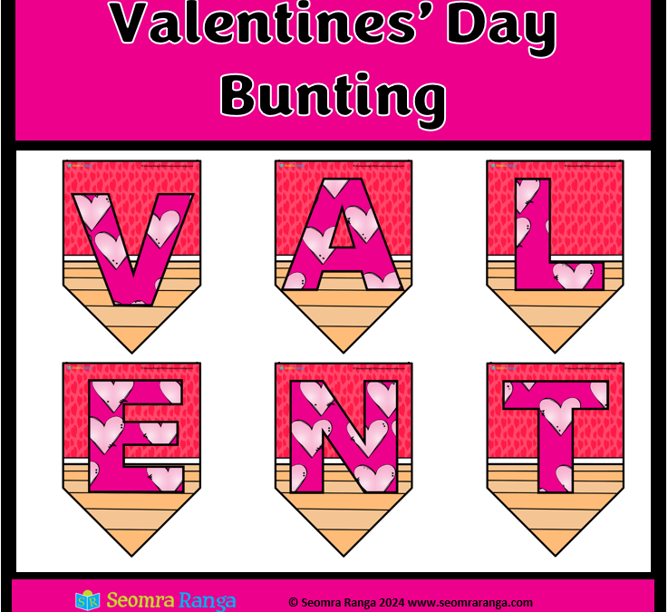Valentines’ Day Bunting 01