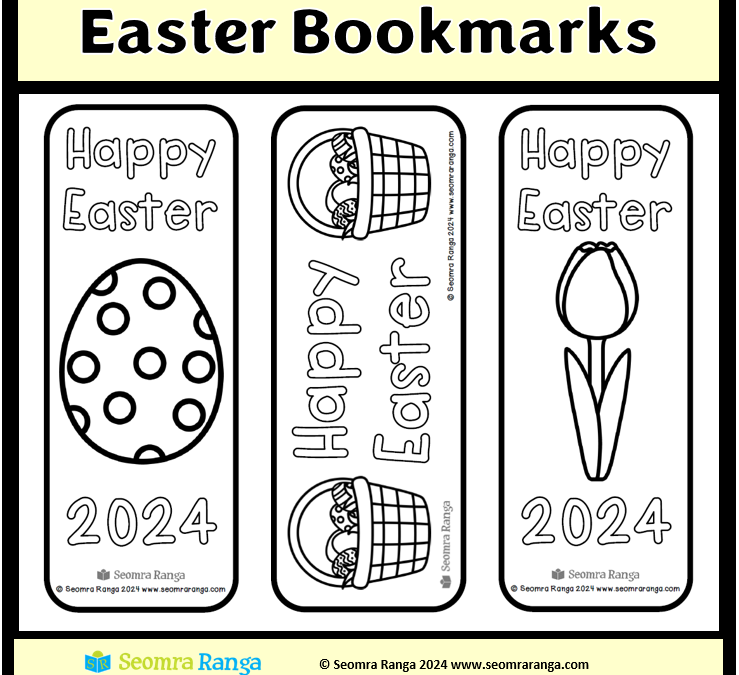 Easter Bookmarks 2024
