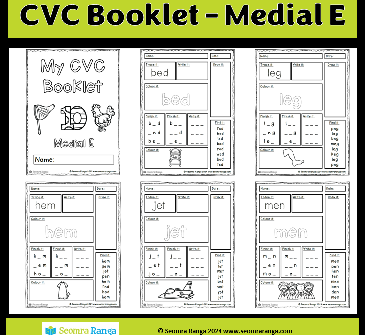 CVC Booklet – Medial E
