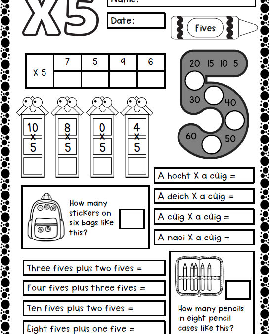 Times Five Free Booklet