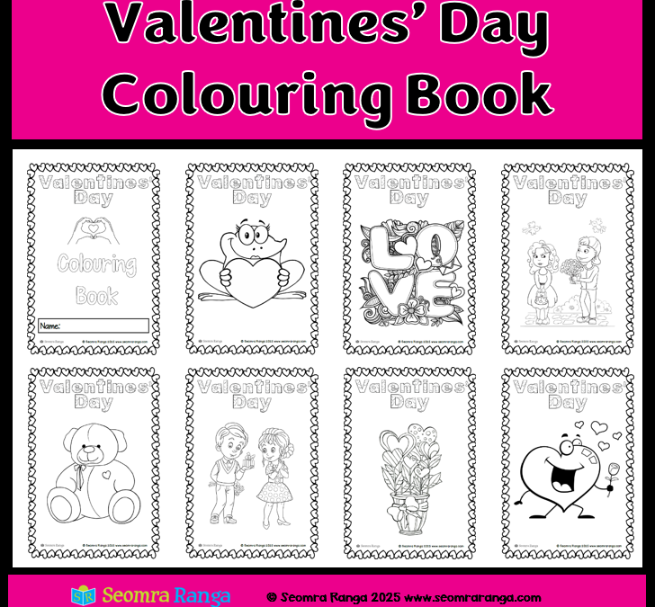 Valentines’ Day Colouring Book