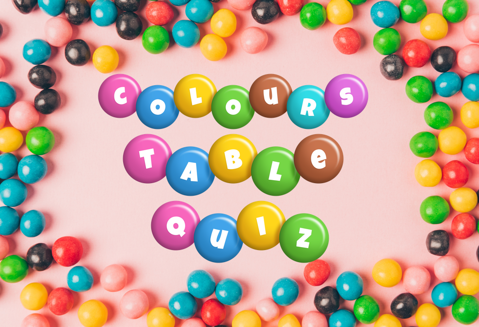 Colours Table Quiz