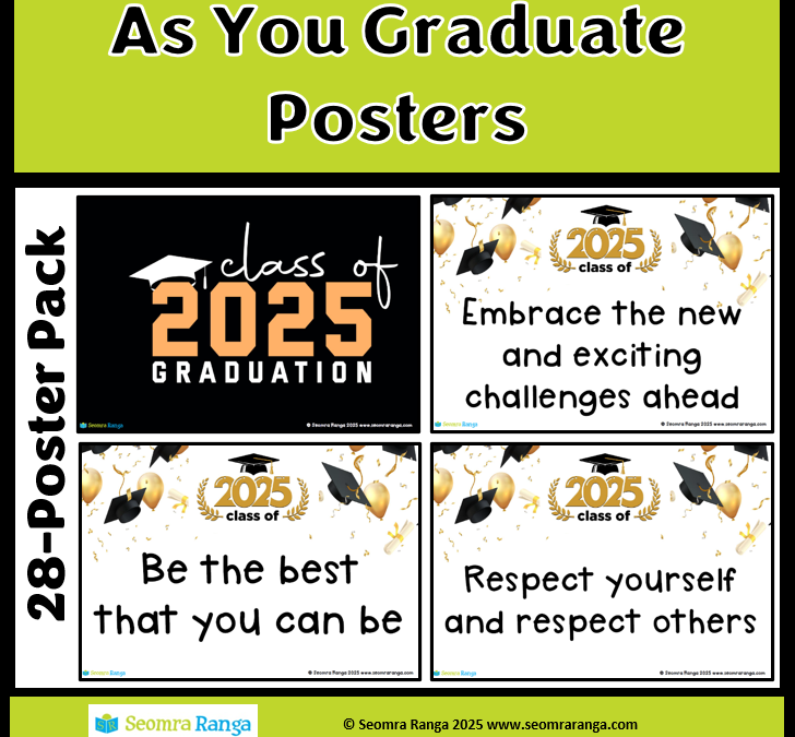 As You Graduate Posters