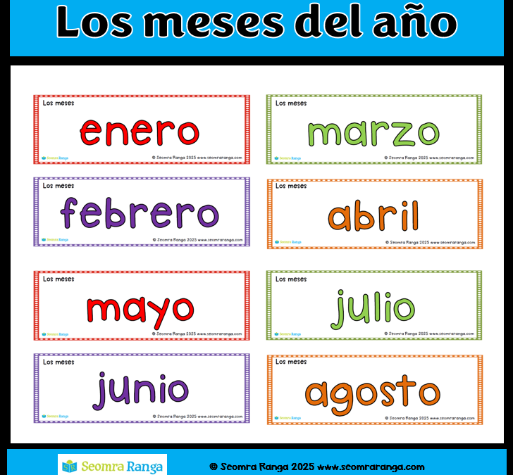 Los Meses del Año