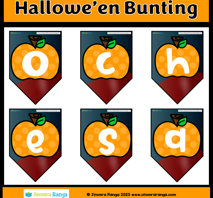 Hallowe’en Bunting 01 (Gaeilge)